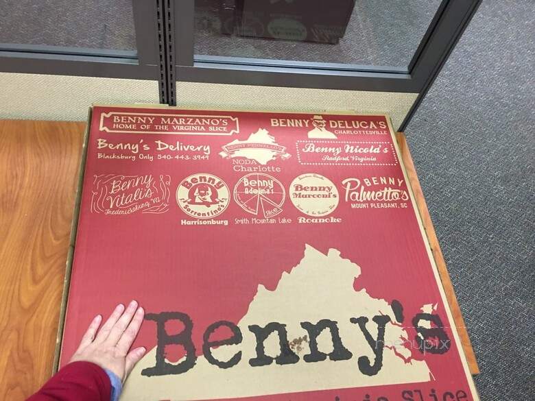 Benny Deluca's - Charlottesville, VA menu_pic