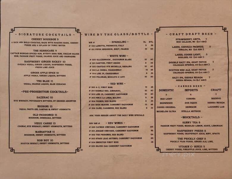 Springs Orleans - Colorado Springs, CO menu_pic