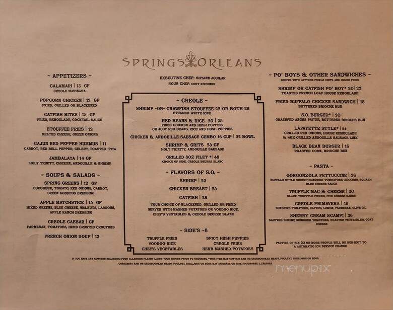 Springs Orleans - Colorado Springs, CO menu_pic