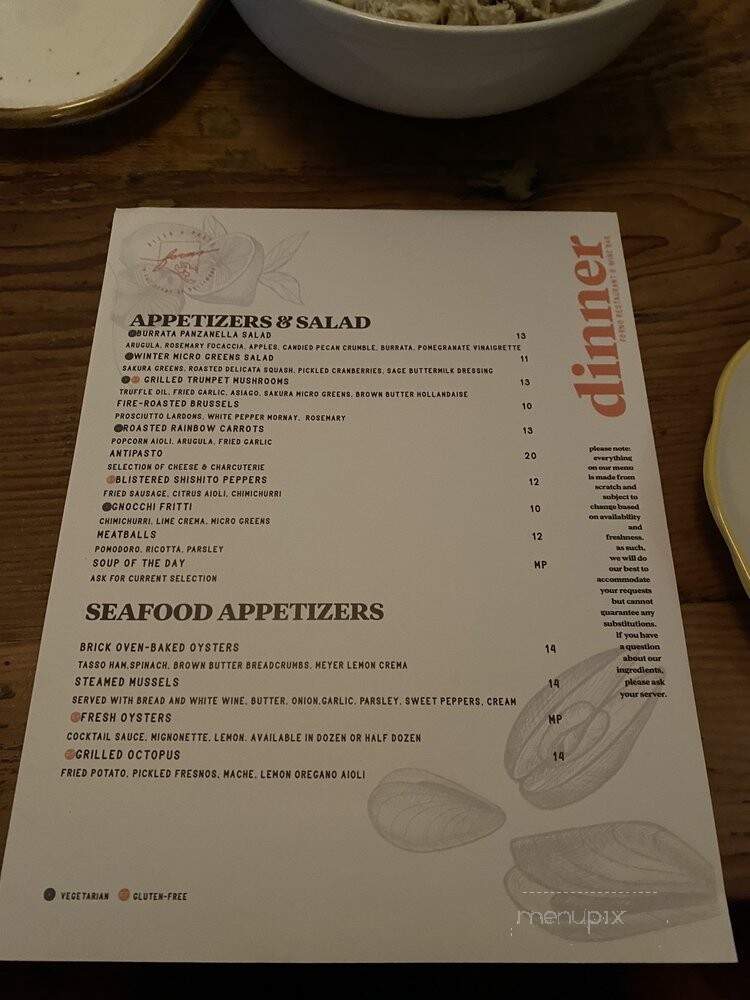 Forno - Baltimore, MD menu_pic