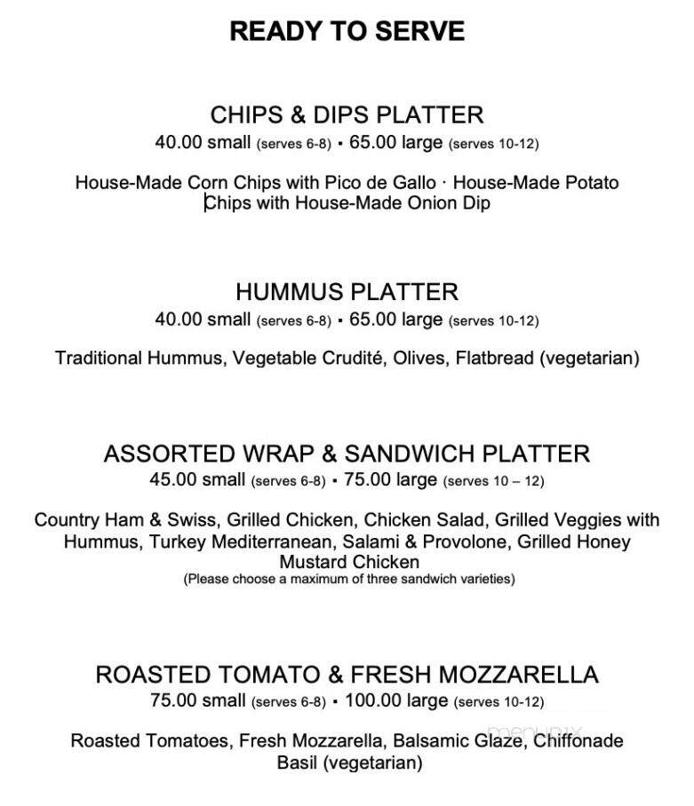 Broadway Market Restaurant - Dayton, OH menu_pic