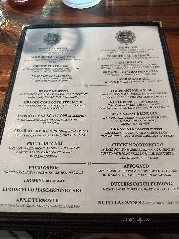 Entree BYOB - Philadelphia, PA menu_pic