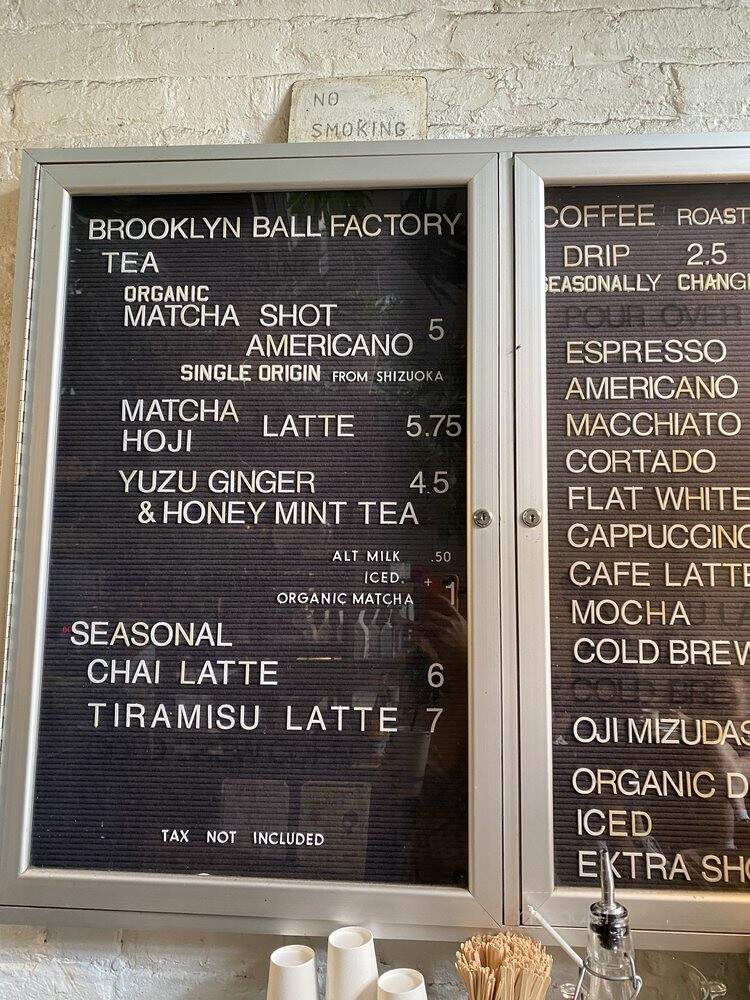 Brooklyn Ball Factory - Brooklyn, NY menu_pic