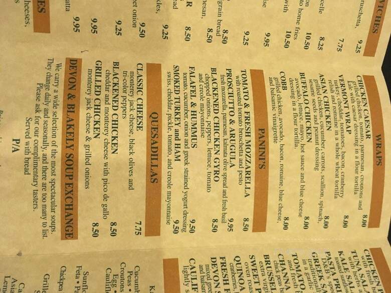 Devon and Blakely - New York, NY menu_pic