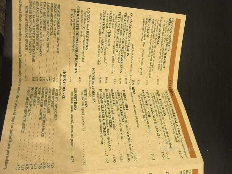 Devon and Blakely - New York, NY menu_pic
