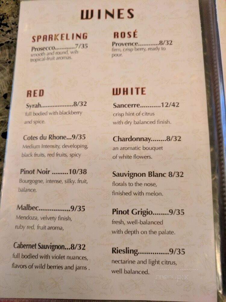 Aux Epices - New York, NY menu_pic