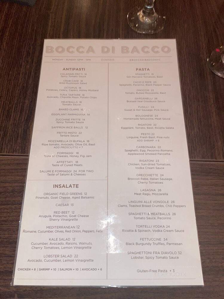 Bocca Di Bacco (Theatre District - New York, NY