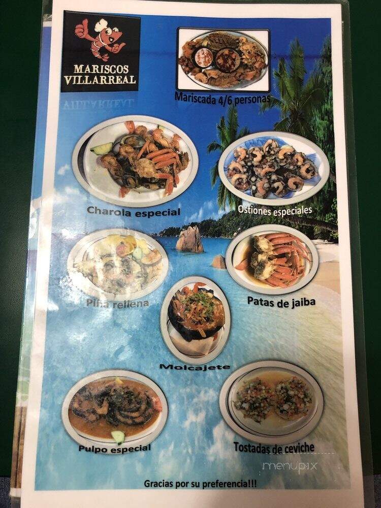 Mariscos Villarreal - Grand Island, NE menu_pic