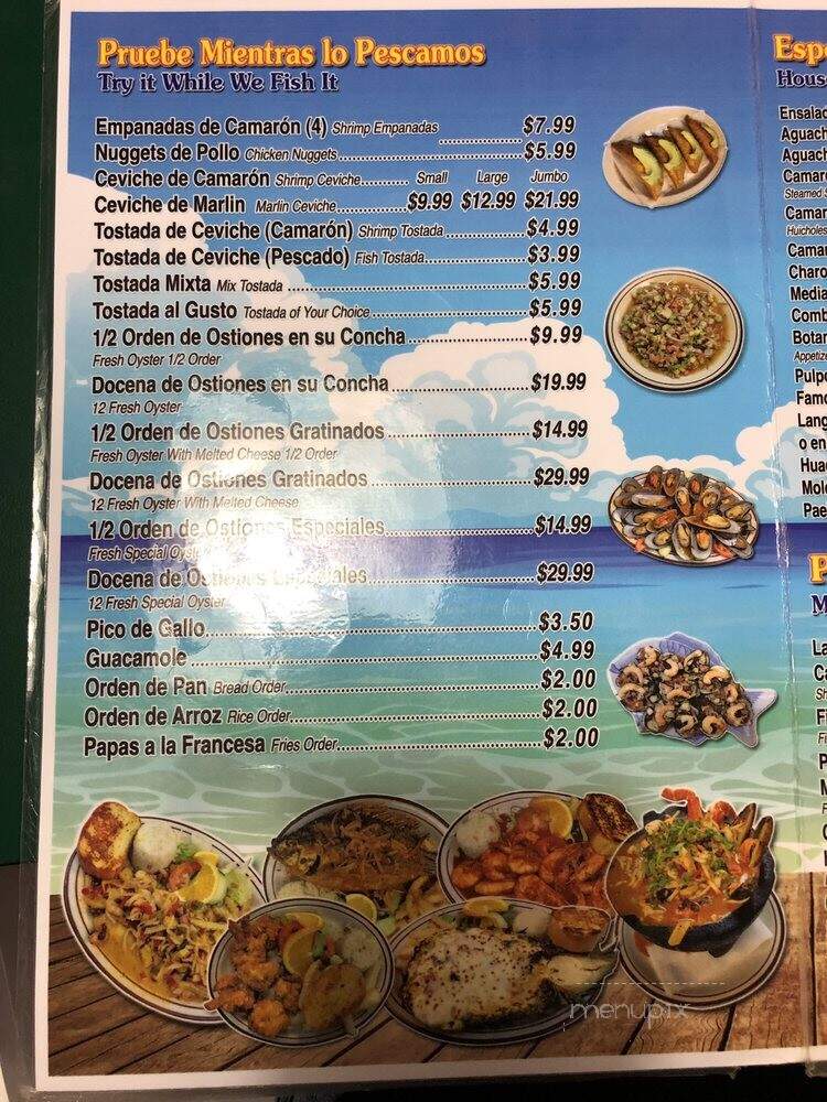 Mariscos Villarreal - Grand Island, NE menu_pic