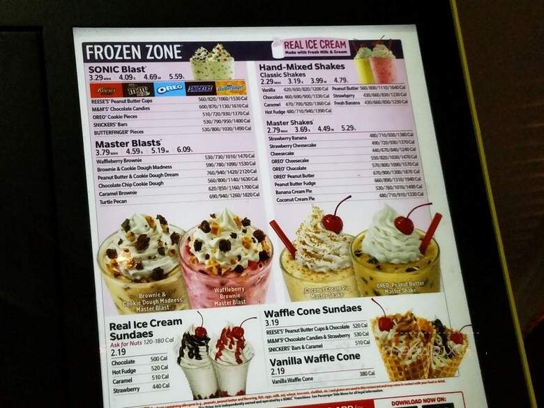 Sonic - Montgomery, IL menu_pic