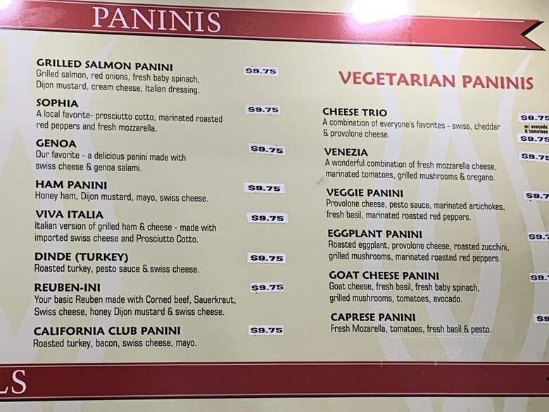 Galleria Market - Chicago, IL menu_pic