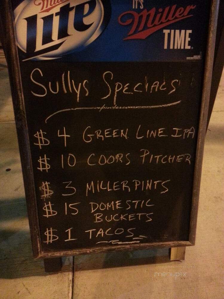 Sully's House - Chicago, IL menu_pic