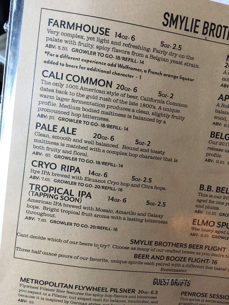 Smylie Brothers Brewing Co. - Evanston, IL