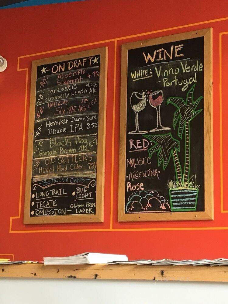 Odelay - Keene, NH menu_pic