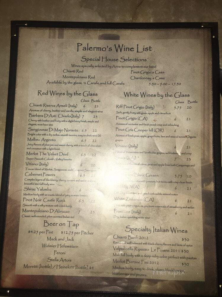 Palermo Restaurant - Seattle, WA