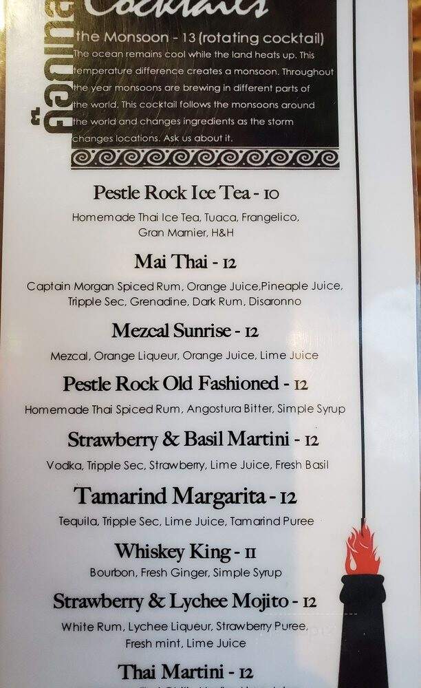 Pestle Rock Isan Thai - Seattle, WA menu_pic