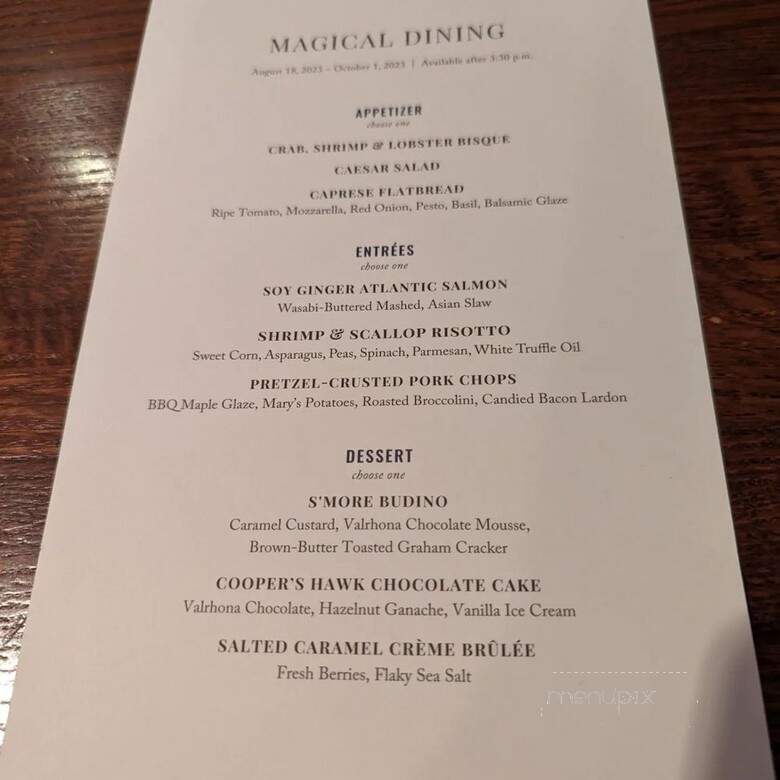 Cooper's Hawk Winery & Restaurant - Orlando, FL