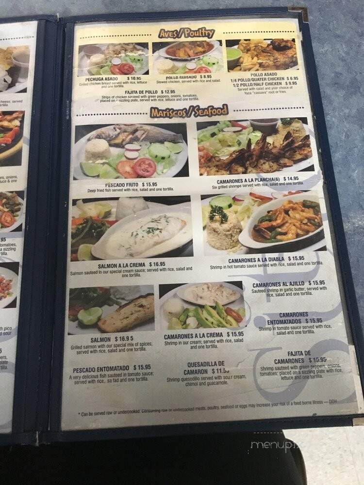 El Sitio Restaurant - Riverdale, MD menu_pic