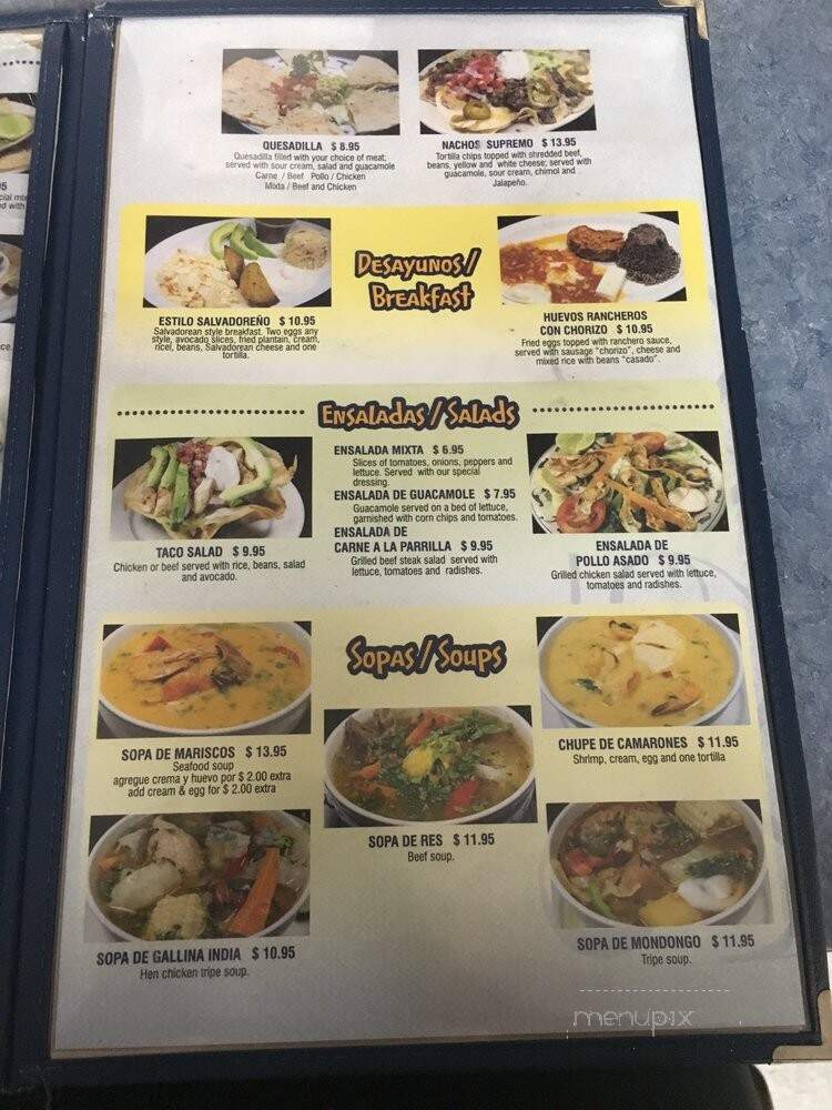 El Sitio Restaurant - Riverdale, MD menu_pic