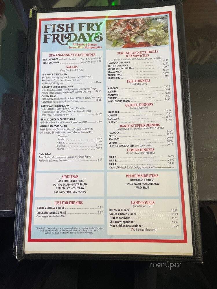 Rae Rae's - Fruitland Park, FL menu_pic