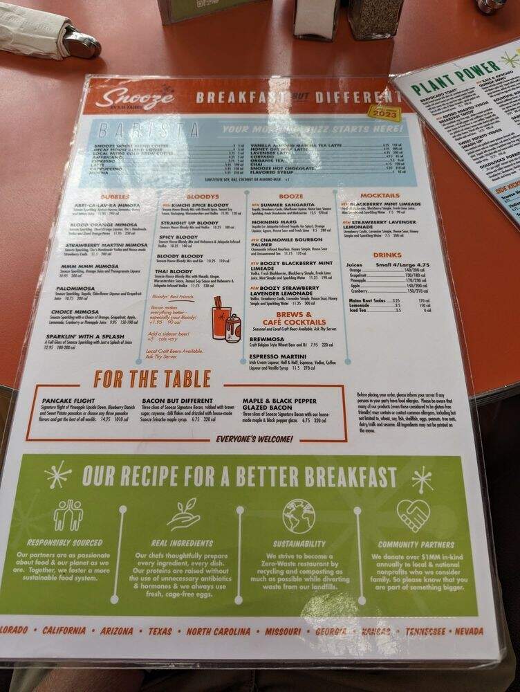 Snooze, an A.M. Eatery - San Diego, CA menu_pic