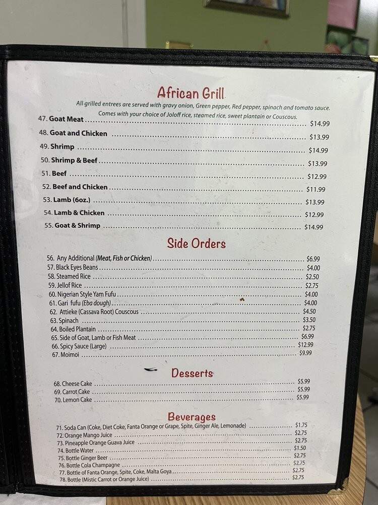Roger Miller Restaurant - Silver Spring, MD menu_pic