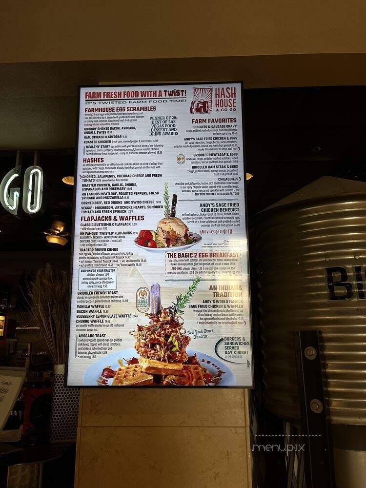 Hash House A Go Go - Las Vegas, NV menu_pic