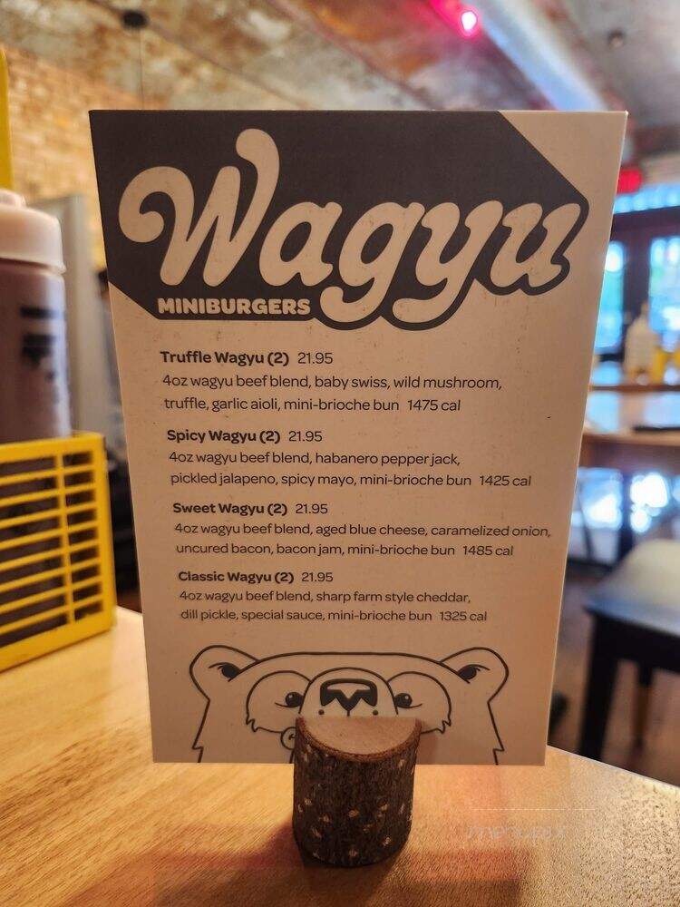 Bareburger - Hoboken, NJ menu_pic