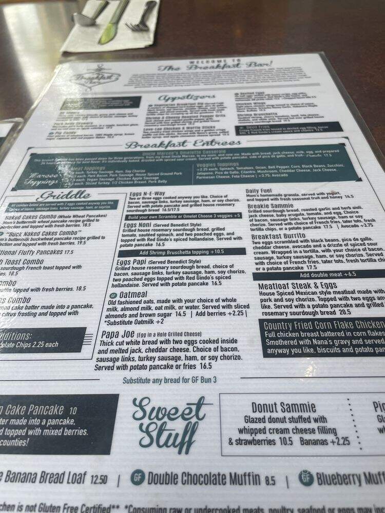The Breakfast Bar - Long Beach, CA menu_pic