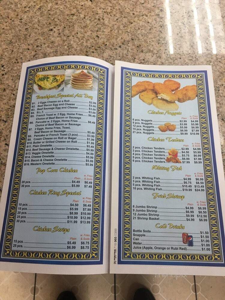 Gyro Fish Chicken - Brooklyn, NY menu_pic