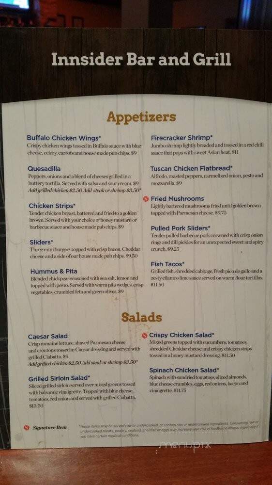 Sporting News Grill - Lakewood, CO menu_pic