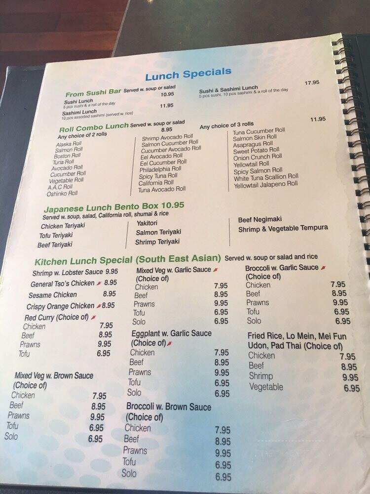 Waka Asian Fusion - Chappaqua, NY menu_pic
