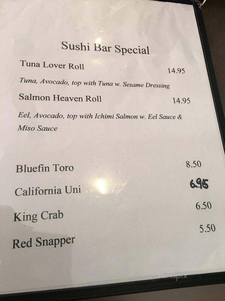 Waka Asian Fusion - Chappaqua, NY menu_pic
