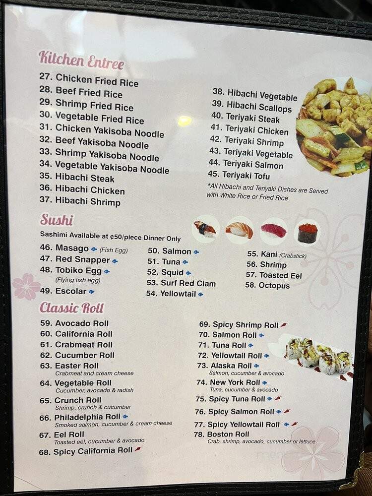 Sushi King - Norfolk, VA menu_pic