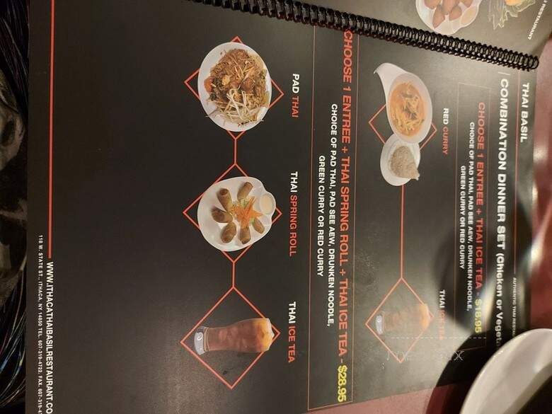 Thai Basil Restaurant - Ithaca, NY menu_pic