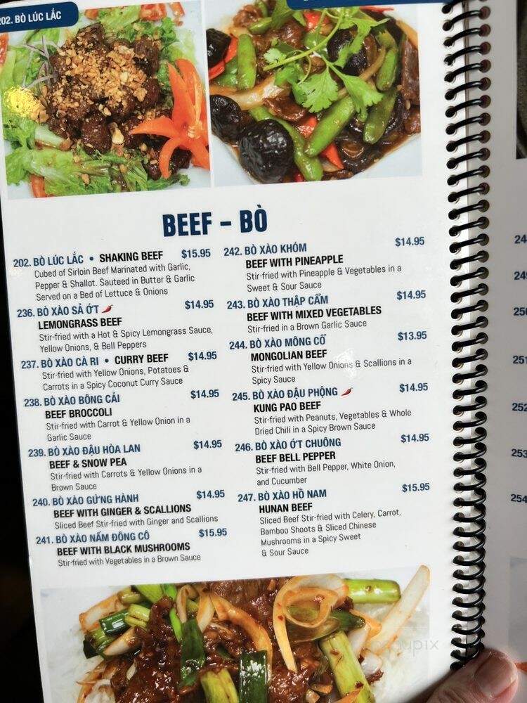Saigon Bowl - Denver, CO menu_pic