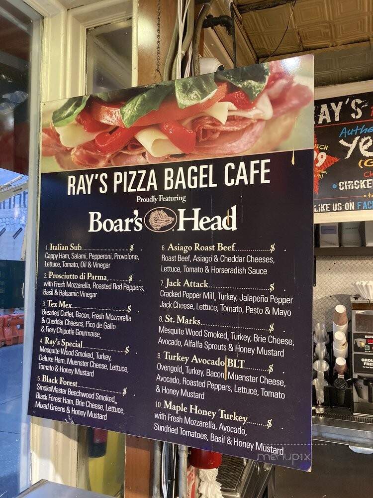 Bagel Cafe & Ray's Pizza - New York, NY menu_pic