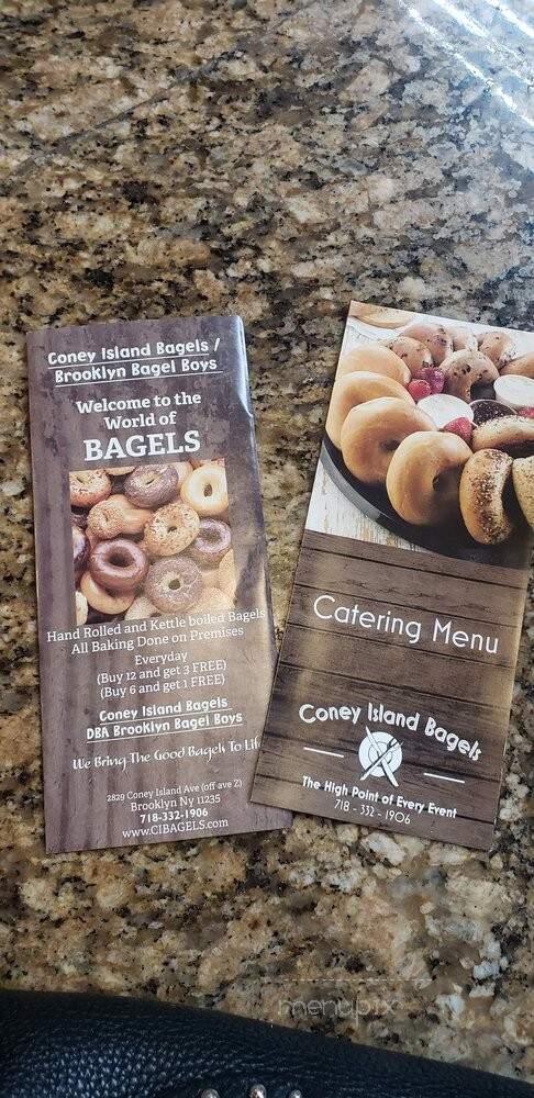 Coney Island Bagels - Brooklyn, NY menu_pic