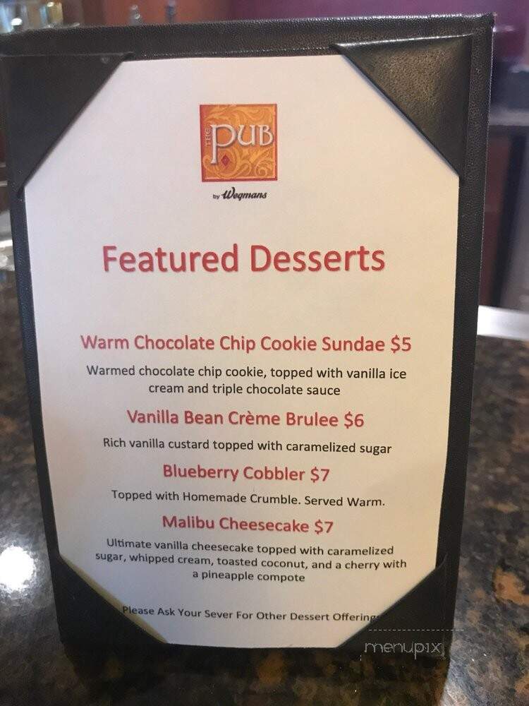 The Pub by Wegmans Allentown - Allentown, PA menu_pic