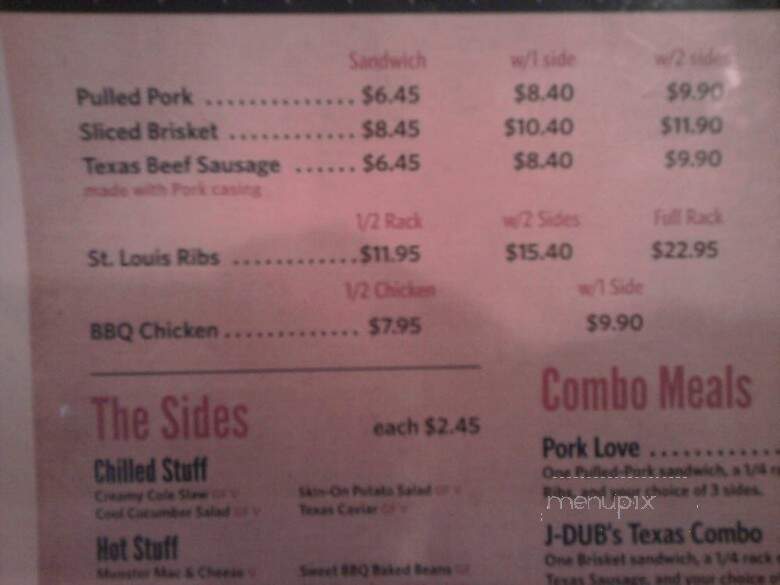 Pork Barrel BBQ - Alexandria, VA menu_pic