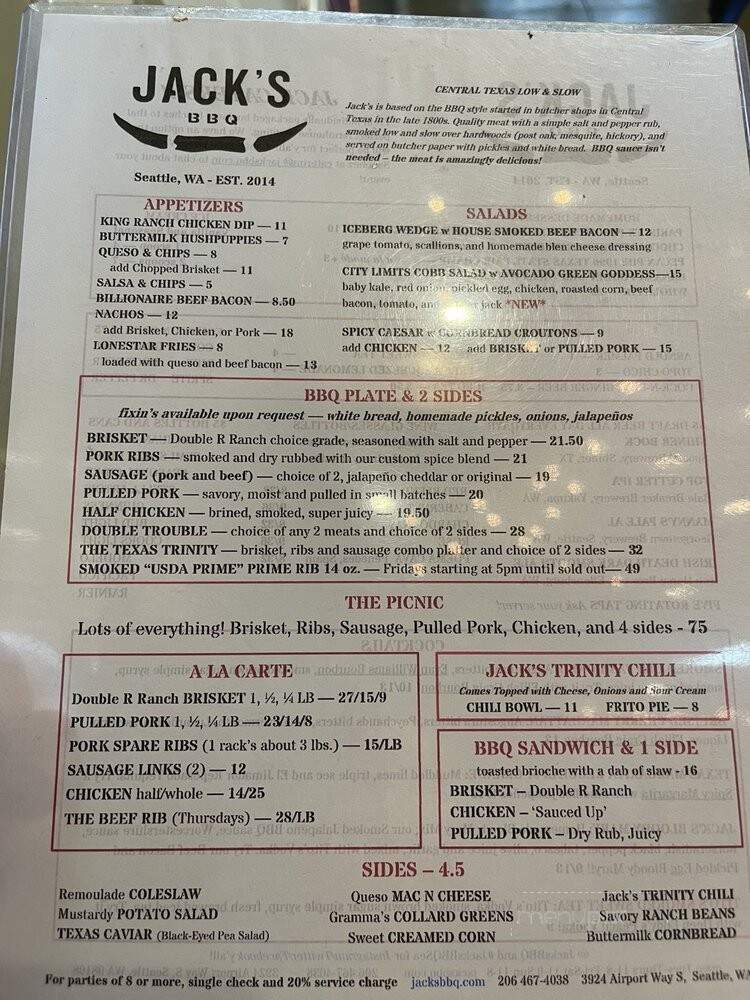 Cjs Southern Barbecue & Catering - Seattle, WA menu_pic