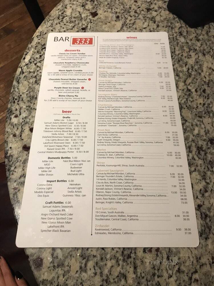 Bistro 333 - Milwaukee, WI