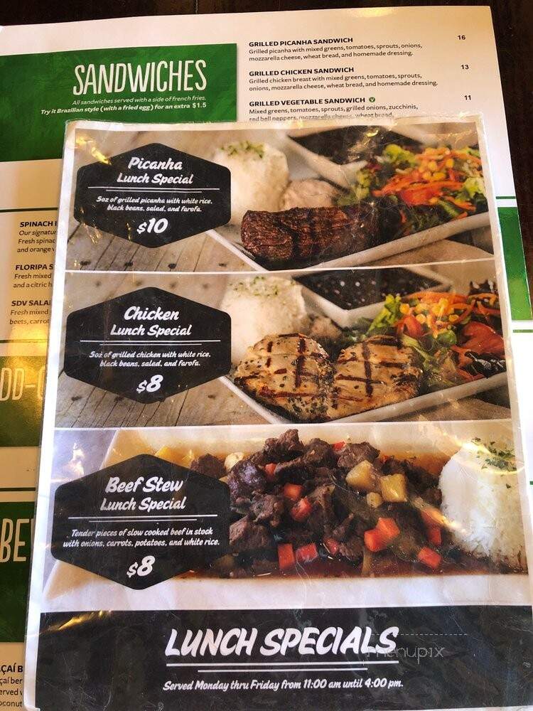 Sabor de Vida Brazilian Grill - Encinitas, CA menu_pic