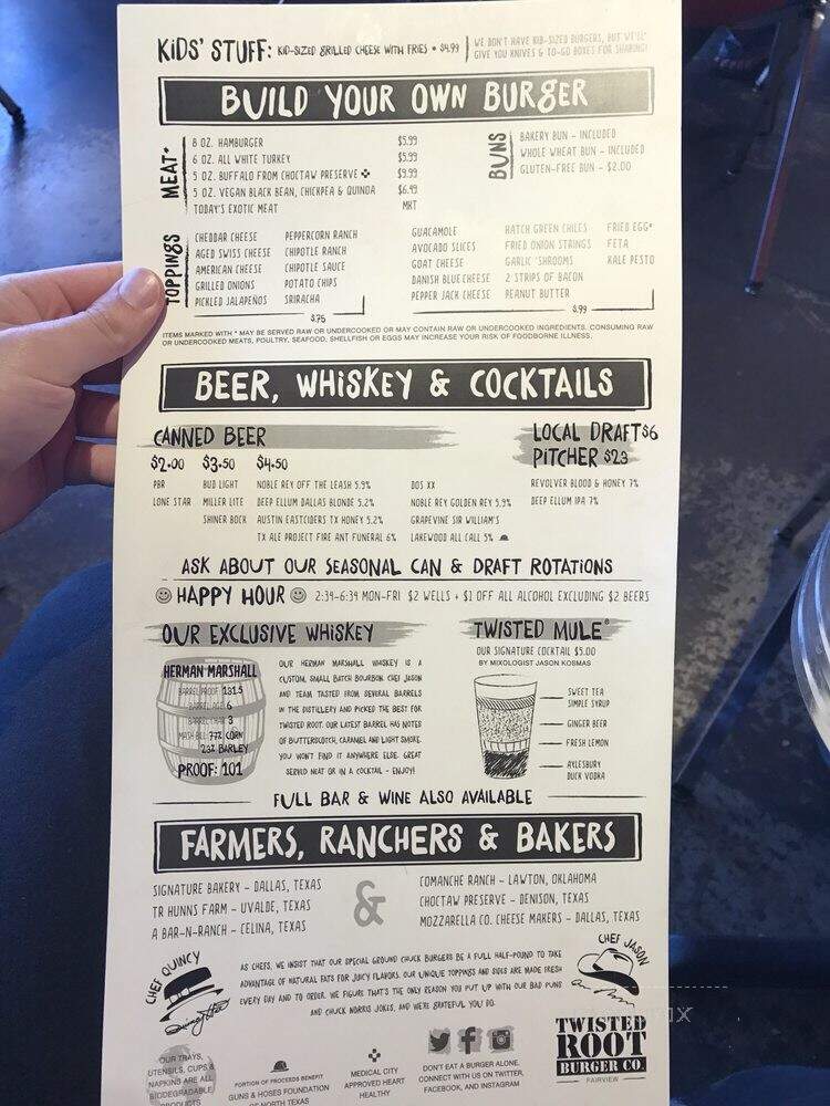 Twisted Root Burger Co - Fairview, TX menu_pic