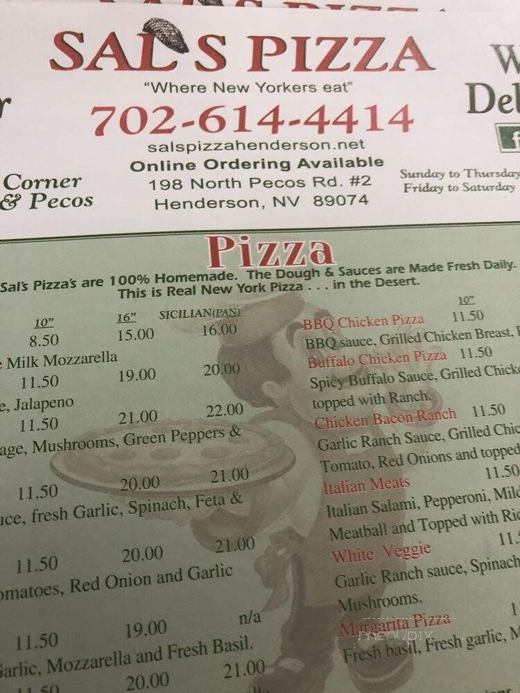 Sal's Pizza - Henderson, NV