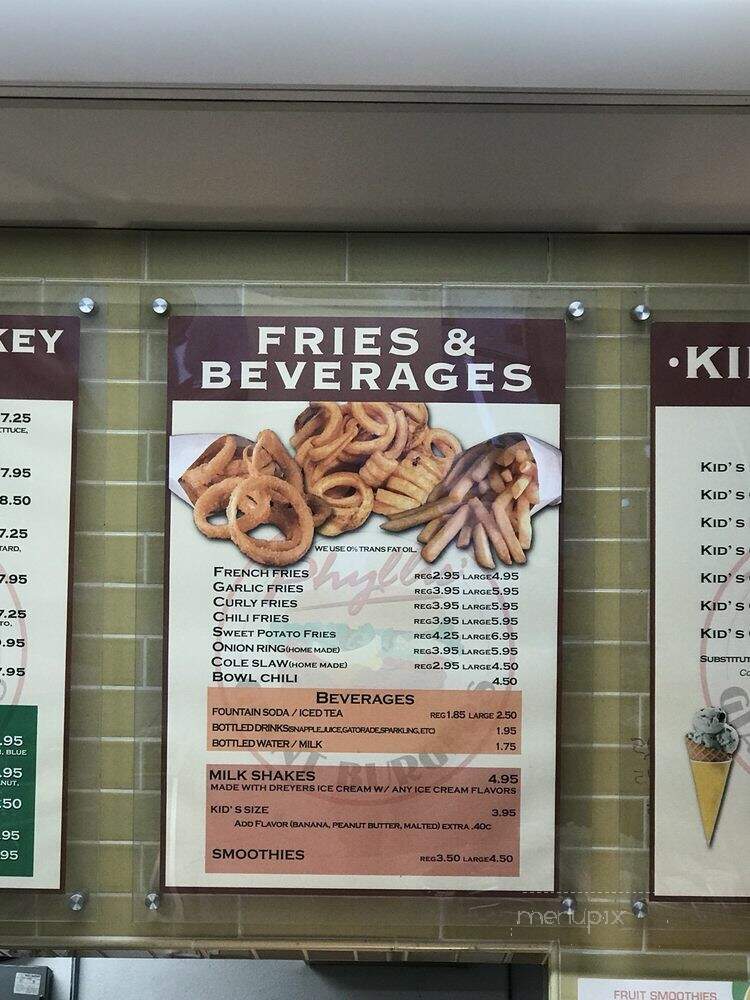 Phyllis' Giant Burgers - Santa Rosa, CA menu_pic