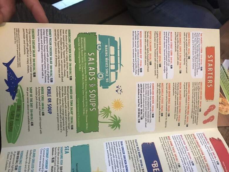 Hurricane Grill & Wings - Manorville, NY menu_pic