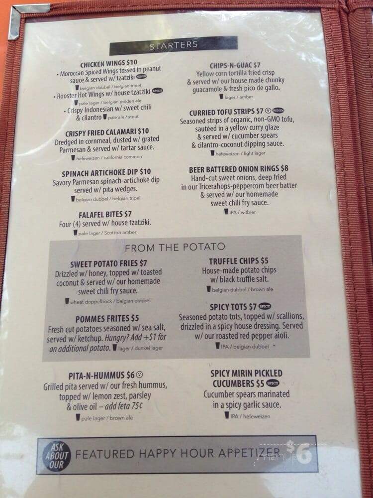 Venti's Cafe & Taphouse - Salem, OR menu_pic