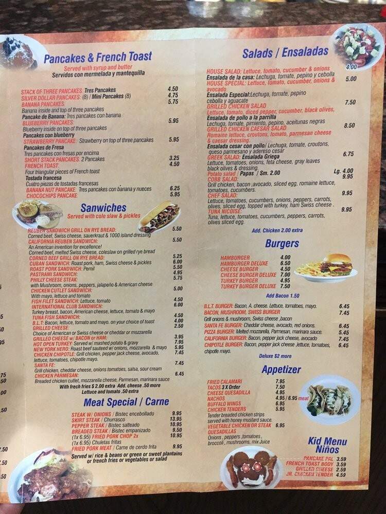 La Villa Cafe - Brooklyn, NY menu_pic