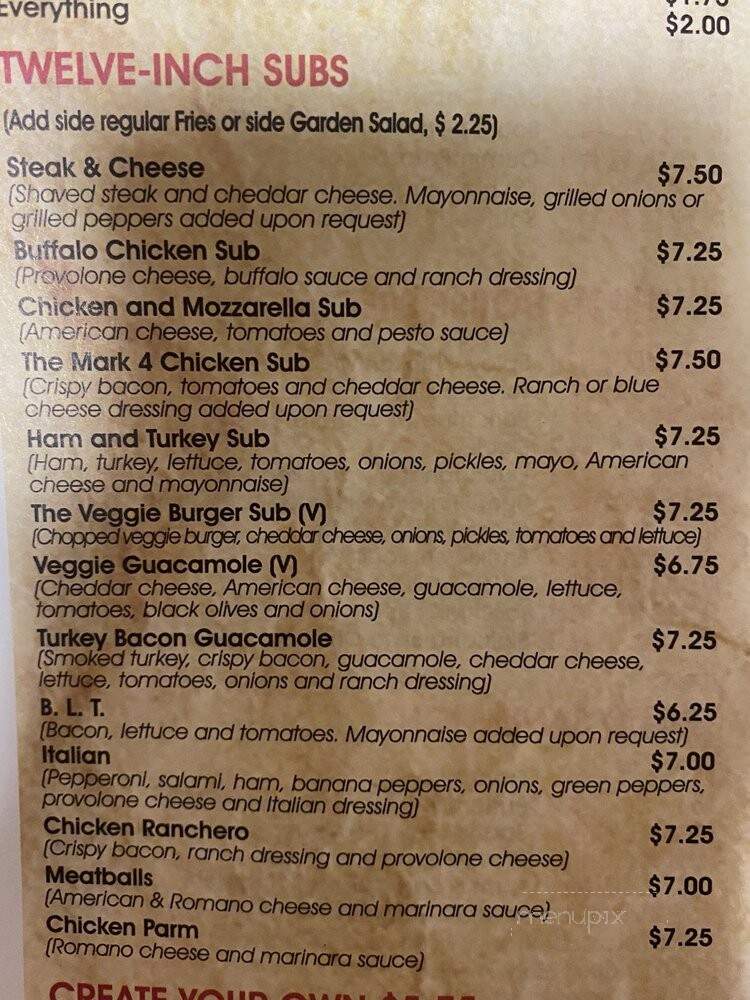 Fiskie's Cafe - Dorchester, MA menu_pic